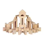 Melissa & Doug Standard Unit Solid-Wood Building Blocks With Wooden Storage