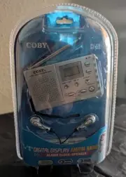 Colby Digital Display AM FM Alarm Clock Speaker Radio
