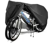 Bicycle Cover for 2 or 3 Bikes Waterproof Bicycle Cover Outdoor Bicycle Storage Cover, 210D Breathable Bicycle Protector