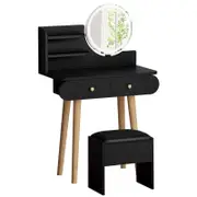 ALFORDSON Dressing Table Set Black