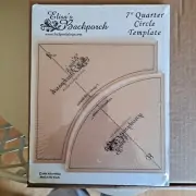 Elisa's Back Porch 7" Quarter Circle Template
