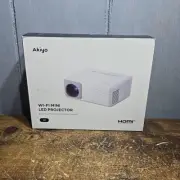 Akiyo Wi-fi Mini LED Projector HDMI Multi Input Model 1