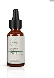 SILKtage Rejuvenating Styling Serum - 30ml 100% Pure Hair Oil - Organic Camellia, Argan Oil Treatment to Soften, Smooth, Shine, Protect, Tame All Hair Types - Especially Dry, Damaged, Frizz