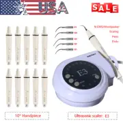 Dental Ultrasonic Piezo Scaler 5*Tips fit EMS Cavitron Woodpecker +10*Handpiece