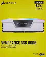 CORSAIR Vengeance RGB DDR5 RAM 32GB (2X16Gb) 6000Mhz CL30 Intel XMP Icue Compati