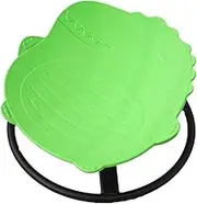 Qianly Swivel Chair for Kids, Rotating Chair Seat, Balance Physical Equipment, Non Slip Sensory Swivel Chair, Rotating Stool, Green