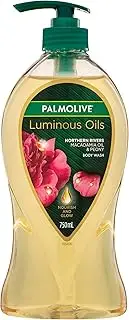 Palmolive Luminous Oils Body Wash 750mL, Northern Rivers Macadamia Oil & Peony, Nourish and Glow