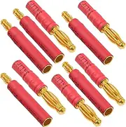 5Pairs ShareGoo No Wires 4mm Bullet Connector to 3.5mm Bullet Connector Banana Gold Plug Adapter for RC Car Boat FPV ESC Motor