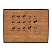 Footprints - Funny Novelty Doormat Man Cave Floor mat