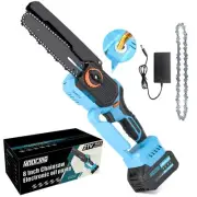 Mini Chainsaw 8-inch, Cordless Chain-saw Tool Set, Brushless Chainsaw with 1x...