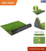 10SQM Artificial Grass Roll - 30mm Thick UV Resistant Turf for Garden & Patio