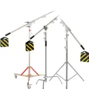 C Stand Stainless Steel Kit Light Stand With Weight Bag. Rod2.49M Arm Cross Boom