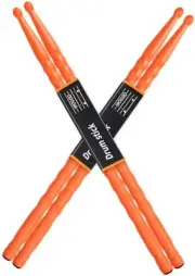 Drum Sticks 5A Drumsticks () 2Pack-Orange