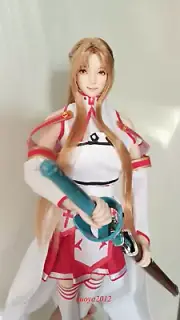 1:6 Female Asuna Girl Obitsu Head Sculpt Fit 12" PH LD UD Action Figure Body Toy