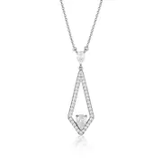 GEORGINI REFLECTION EVOKE PENDANT SILVER