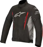 Alpinestars Gunner V2, textile jacket waterproof , color: Black/Grey/Red , size: 3XL