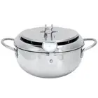 Deep Fryer Pot Stainless Steel Tempura Frying Pot With Thermometer Tempura