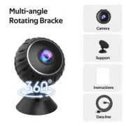 Wireless WiFi Mini Camera HD 1080P Nanny Cam Small Video Recorder Camcorder