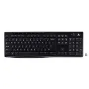 Logitech 920-003057 K270 2.4 GHz Wireless Full Size Spill resistant Durable Keyboard