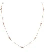 14K Rose Gold 1.50 ct. tw. Diamond Necklace