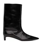 Jil Sander Pointed Toe Slip-On Boots 36,37.5,39.5,38 Black