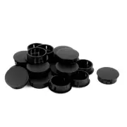 20pcs Plastic 30mm Dia Snap in Type Locking Hole Connectors Button Cover