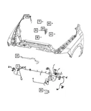 Genuine Mopar Front End Module Wiring 68445391AA