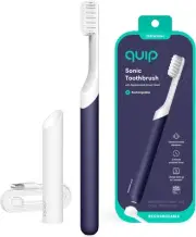 Quip Rechargeable Sonic Toothbrush for Adults - Timed Electric Toothbrush with C