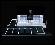Car Garage Protective Organizer Scene for Lamborghini 1:64 car Model Showroom Scene Parking lot Sports car Storage Lighting Display Ornaments Gift Simulation Parking lot Mode