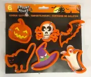 Halloween Fright Night Orange Cookie Cutters New