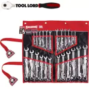 Sidchrome 24Pc Metric AF Ring & Open End Spanner Set SCMT22104 7-22mm 1/4-15/16"