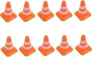 ERINGOGO 10pcs Boys and Girls Teaching Educational Toys Roadblock Scene Accessories Road Sign Toys Set