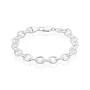 Sterling Silver Rope Link Bracelet