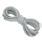 Elastic Cord Heavy Stretch String Rope 3/32" 11 Yards （Light Grey）