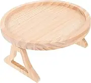 FUNOMOCYA Sofa Arm Rest Protector Wood Couch Table Snack Storage Tray Sofa Table Household Couch Tray