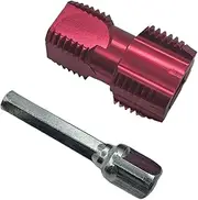 [Oxtxuzdm] High Performances Pipe Tap Threading Kits For 1/2Inch 3/4" Pipe Threading Electric Drill Compatible Thread Opener