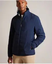 Ted Baker Men's Blue Tucson Welded Nylon Liner Jacket Size 6/2XL US $265 NWT