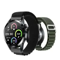在飛比找樂天市場購物網優惠-適用於 阿波羅 City X9 尼龍編織錶帶 智慧手錶 腕帶