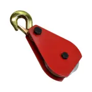 1-1/2 Ton Capacity Hook Wire Rope Snatch Rig 4 Inch Aluminum Sheave Block