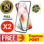 X2 iPhone 14/13/12/11/ X/XS MAX XR/8 Full Cover Tempered Glass Screen Protector