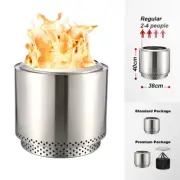 Smokeless Fire Pit Wood Burning 15inch Fireplaces