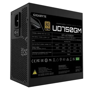 GIGABYTE 技嘉 GP-UD750GM 750W 雙8 金牌 全模組 日系電容 電源供應器