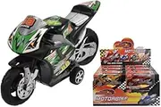 Pull Back Motorbike Toy Motorcycle Street Machine Friction Power Kids Gift New