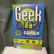 Geek Out! Family Edition Play Room Entertainment Game New Sealed