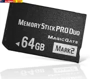 64GB Memory Stick Pro Duo (Mark2) - Compatible with PSP 1000, 2000, and 3000 Exp