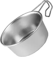 ibasenice Outdoor Camping Bowl Bowl Hollow Handle Metal Mugs for Instant Noodles