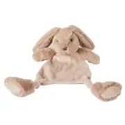 Jiggle & Giggle 33cm Bunny Comforter Teething Blanket Plush Toy Baby 0m+ Taupe