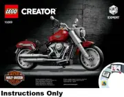 LEGO INSTRUCTIONS ONLY HARLEY-DAVIDSON FAT BOY 10269 New from set manual book