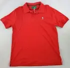 BAD MULLIGAN golf club men polo shirt red UV sz M