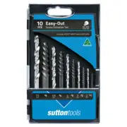 Sutton M603S20 Easy-Out Screw Extractor Set 10 piece - Right Hand Drills